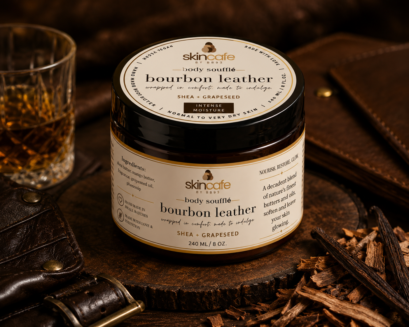 Bourbon Leather Body Soufflé